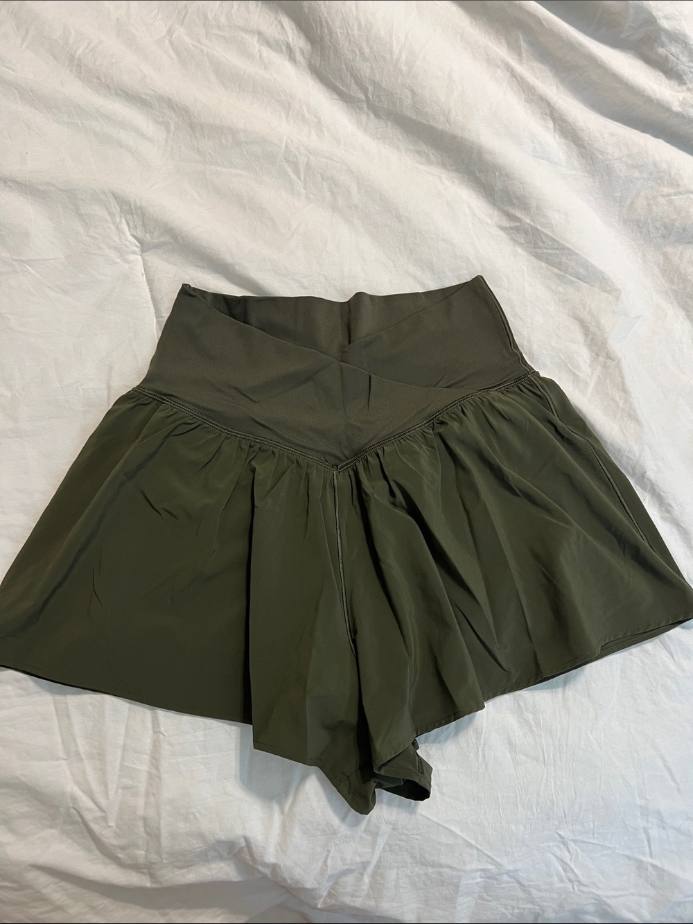 Aerie cross waist shorts